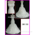 hot sell sleeveless wedding dress fashion mermaid layers Guangdong latest bridal gown